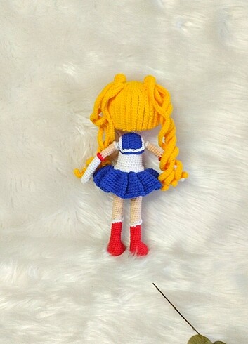 Amigurumi Ay Savaşçısı El Yapımı bebek - Görsel 3