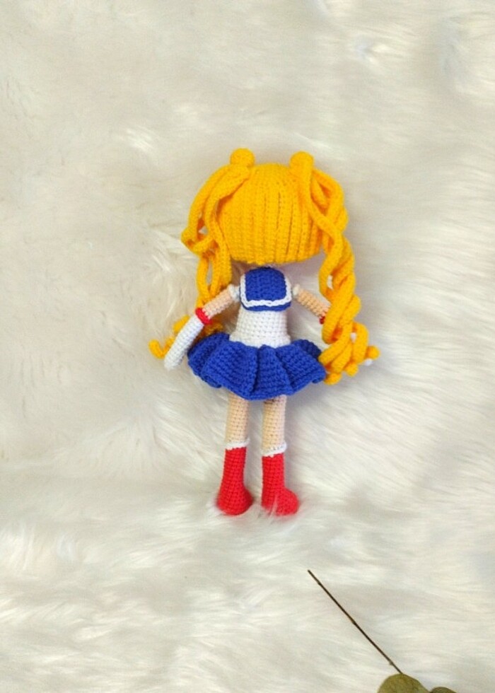 Amigurumi Ay Savaşçısı El Yapımı bebek - Görsel 3