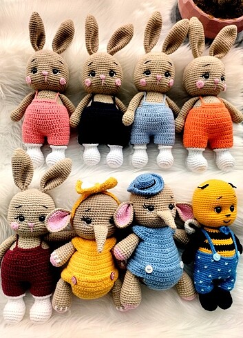 Amigurumi oyuncaklar  Tane fiyatıdır  toplu alimda indirim uygul - Görsel 2