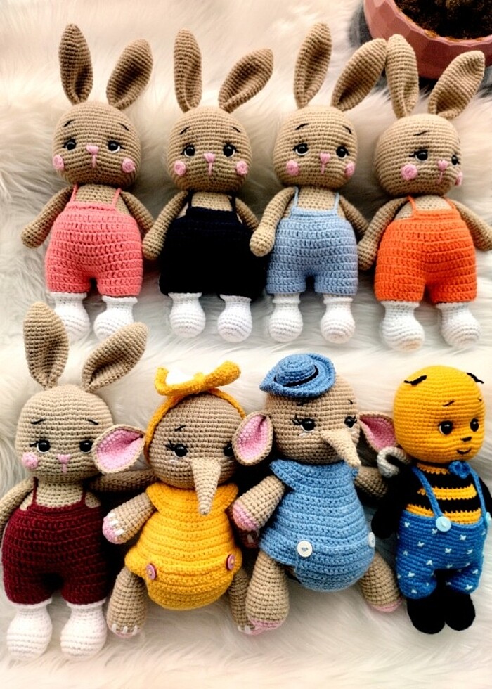 Amigurumi oyuncaklar  Tane fiyatıdır  toplu alimda indirim uygul - Görsel 2