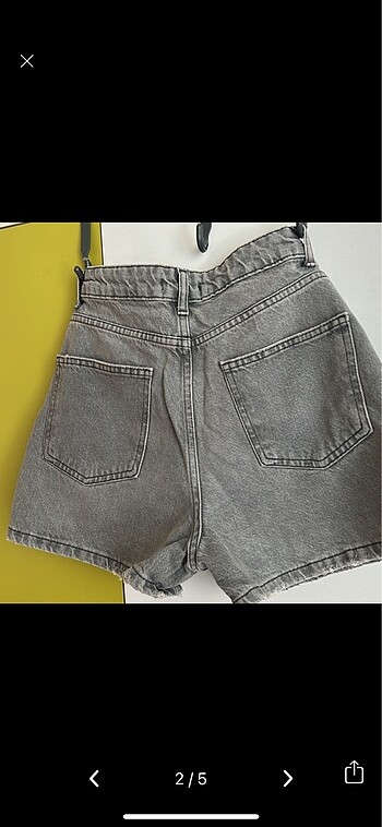 Trendyol & Milla Trendyol Gri Denim Şort