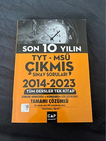 Tyt msü çıkmış sorular çap