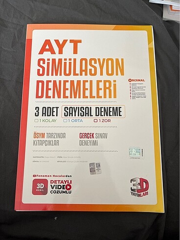 Ayt simülasyon sayısal deneme 3d