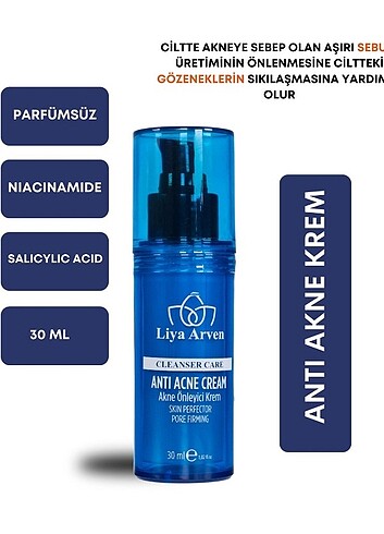 Akne Engelleyici Krem 30 ml