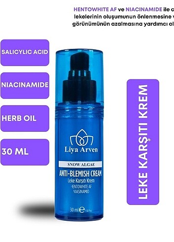 Leke Karşıtı Ton Esitleyici Krem 30 ml