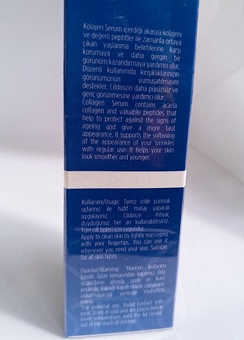  Beden Kolajen Serum 30 ml günlük kullanım 
