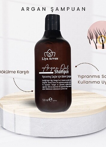 Argan yağlı Şampuan 500 ml