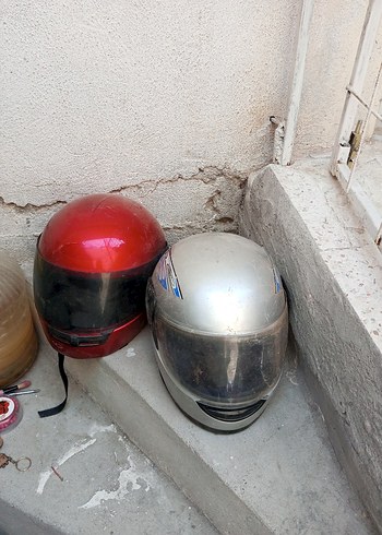 Diger Kırmızı Baskılı Seramik Motosiklet Kaskı - Görsel 4