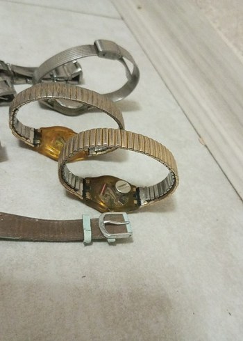 Vintage Gri Kadın Saatleri Tokalı - Görsel 8