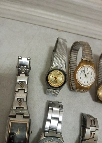 Vintage Gri Kadın Saatleri Tokalı - Görsel 4