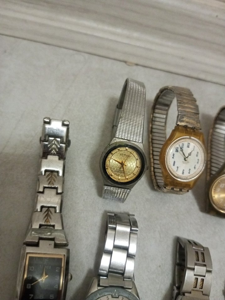 Vintage Gri Kadın Saatleri Tokalı - Görsel 4