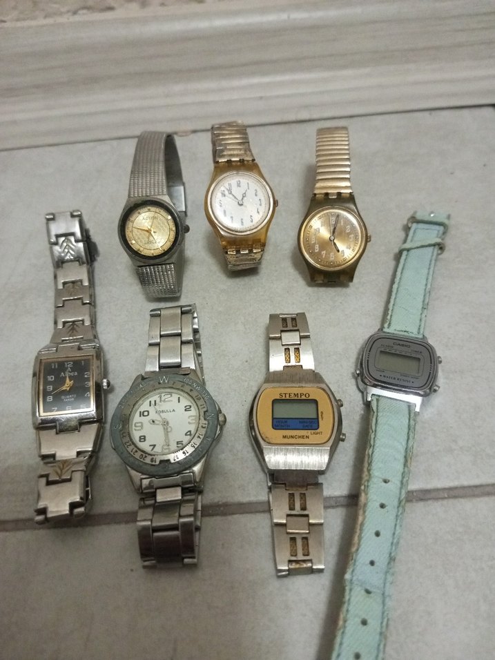 Vintage Gri Kadın Saatleri Tokalı - Görsel 2