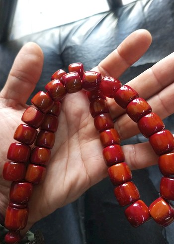 Kırmızı Erkek Tesbih Boncukları - Görsel 3