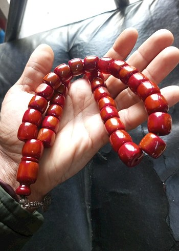 Kırmızı Erkek Tesbih Boncukları - Görsel 2