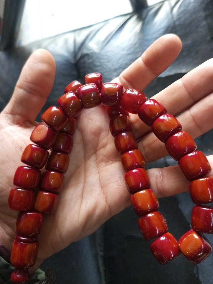 Kırmızı Erkek Tesbih Boncukları - Görsel 3