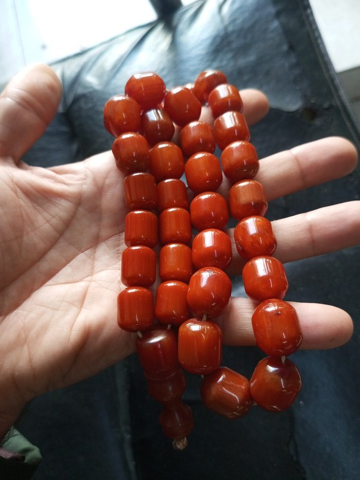 Kırmızı Erkek Tesbih Boncukları - Görsel 4