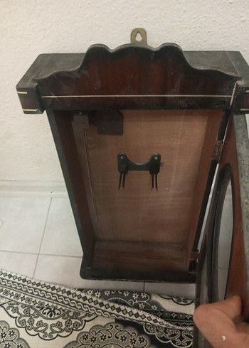 Kahverengi Ahşap Duvar Saat kadranı - Görsel 5