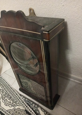 Kahverengi Ahşap Duvar Saat kadranı - Görsel 3