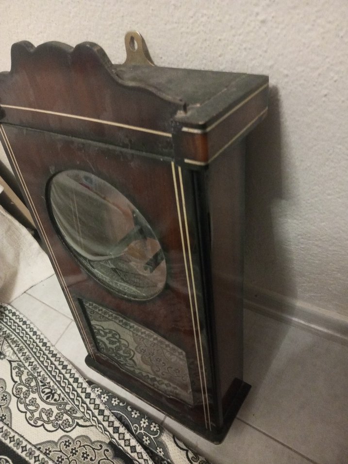 Kahverengi Ahşap Duvar Saat kadranı - Görsel 3