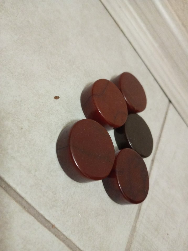 Kahverengi katalin eski Okey Pulu Seti - Görsel 3