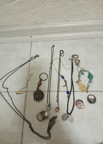 Bohem Zincir Detaylı Kadın Takı Seti - Görsel 3