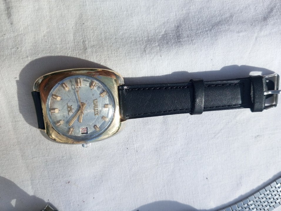 Siyah Vintage Erkek Kol Saati - Görsel 2