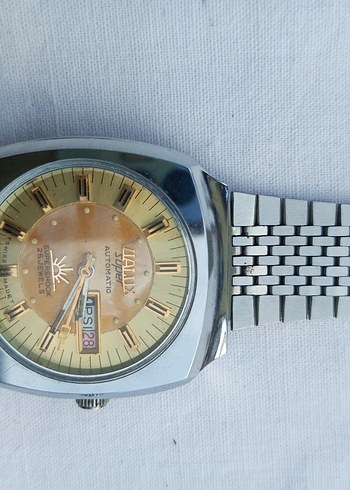 Vintage Erkek Altın Renk Otomatik Saat - Görsel 4