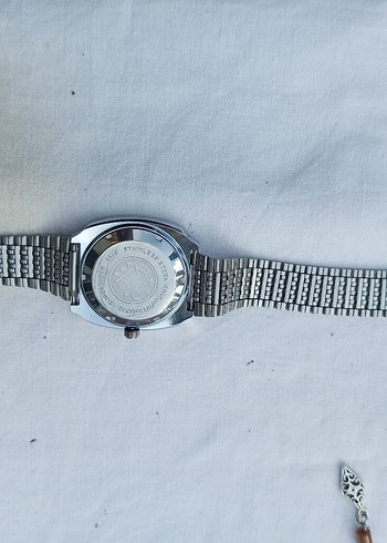 Vintage Erkek Altın Renk Otomatik Saat - Görsel 8