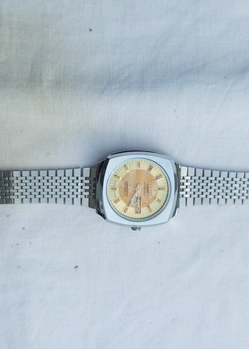 Vintage Erkek Altın Renk Otomatik Saat - Görsel 3