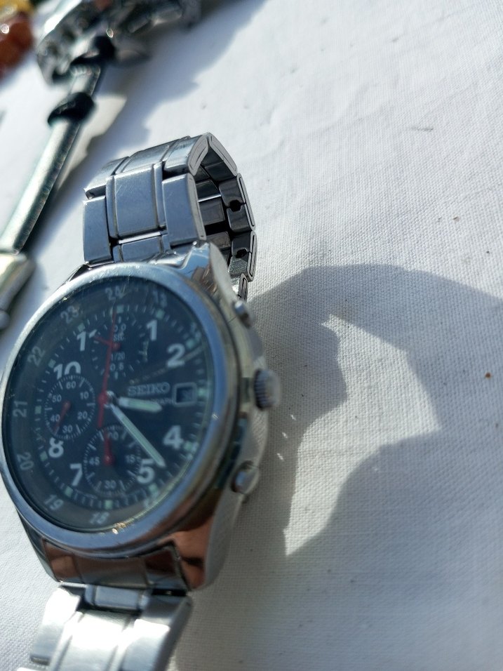 Gri Seiko Erkek Biker Kol Saat - Görsel 4