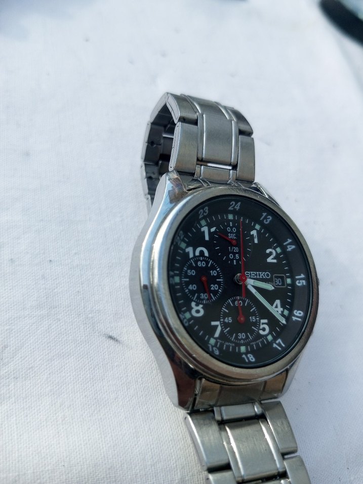 Gri Seiko Erkek Biker Kol Saat - Görsel 3