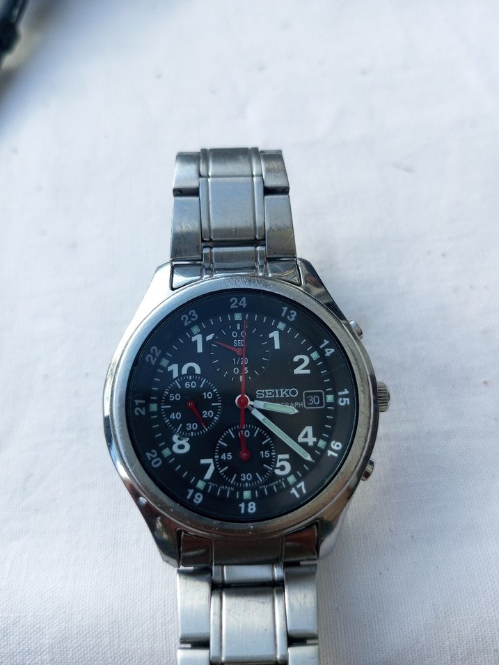 Gri Seiko Erkek Biker Kol Saat - Görsel 2