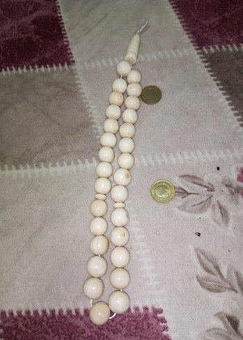 Beyaz Minimalist Erkek Tesbih