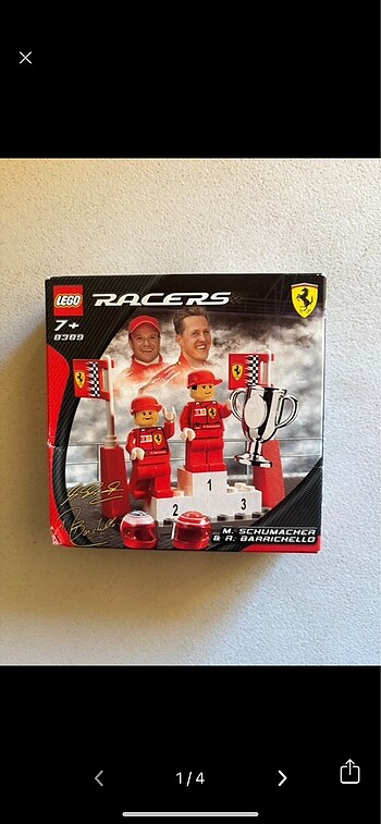 Schumacher F1 Ferrari Lego 8389