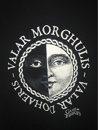 m Beden valar moghulis game of thrones tişört