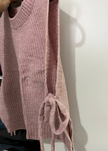 LC Waikiki Pembe Triko Kolsuz Salaş Süveter