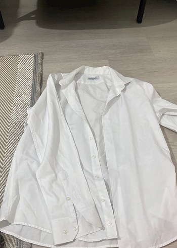 Süvari Kadın Beyaz Keten Uzun Kollu Gömlek