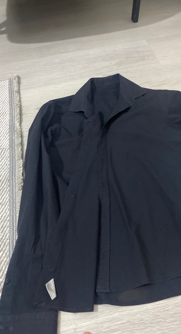 Erkek siyah gömlek - Görsel 2