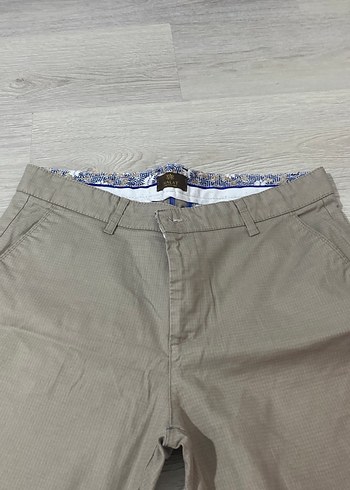 Bej Regular Fit Erkek Kemerli Pantolon - Görsel 4