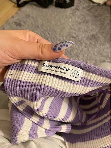xs Beden Stradivarus crop bağlamalı