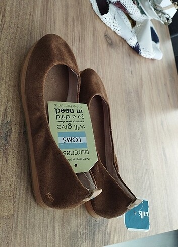 TOMS Toms Kadın Süet Babet