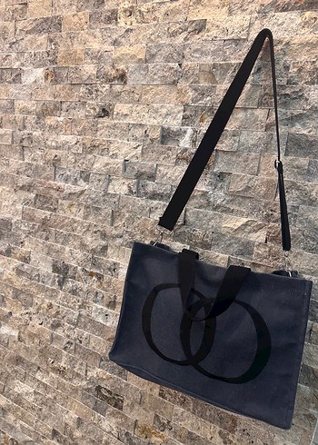 Beden Gri Denim Kadın Omuz Çantası İmannoor