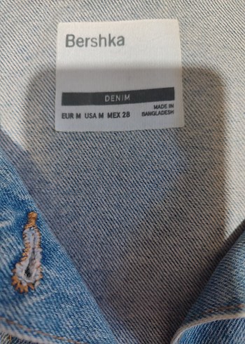 Bershka Bershka Kadın Denim Ceket Oversize