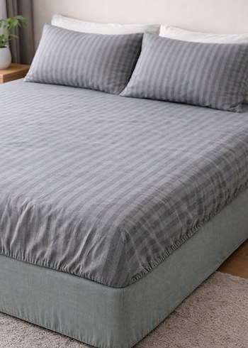 Çizgili Pastel Renkli Nevresim Takımı - Görsel 2