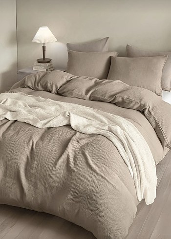 müslin nevresim takımı çift kişilik - Görsel 5