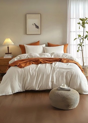 müslin nevresim takımı çift kişilik - Görsel 2