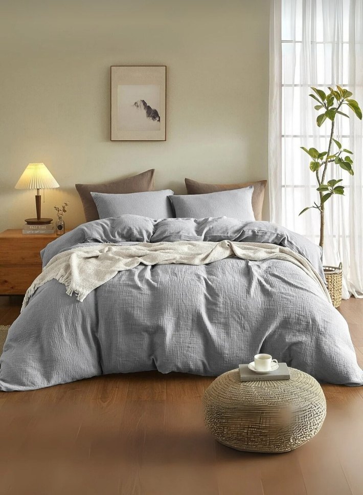 müslin nevresim takımı çift kişilik - Görsel 4