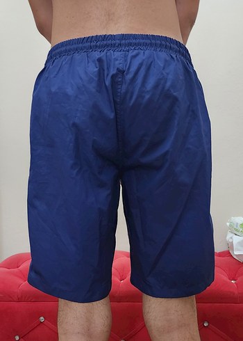 Erkek Mavi Renkli Mayo Spor Şort - Görsel 3