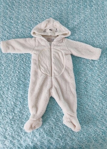 Chicco 3- 6 ay peluş bebek tulumu 