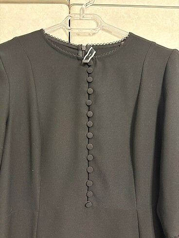 Academia Siyah mini elbise